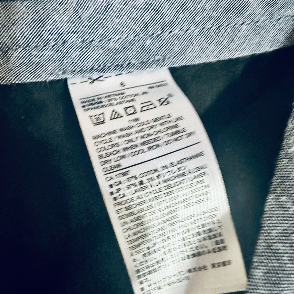 Banana Republic Navy Blue Scalloped Mid Rise Shorts Size 6 EUC - Picture 4 of 7